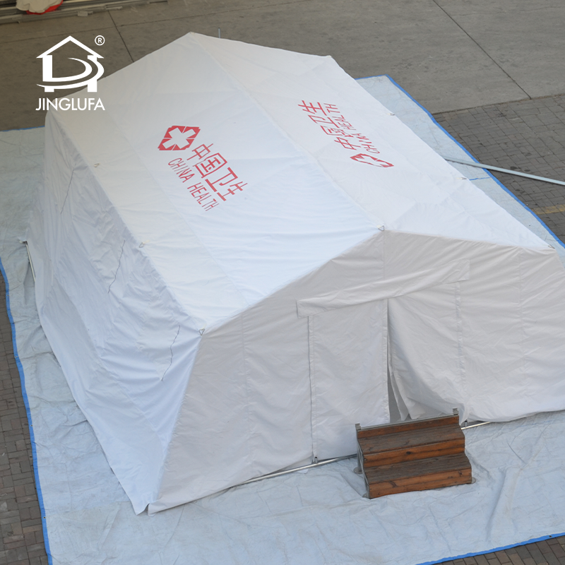 เต็นท์พร้อมกรอบโลหะ