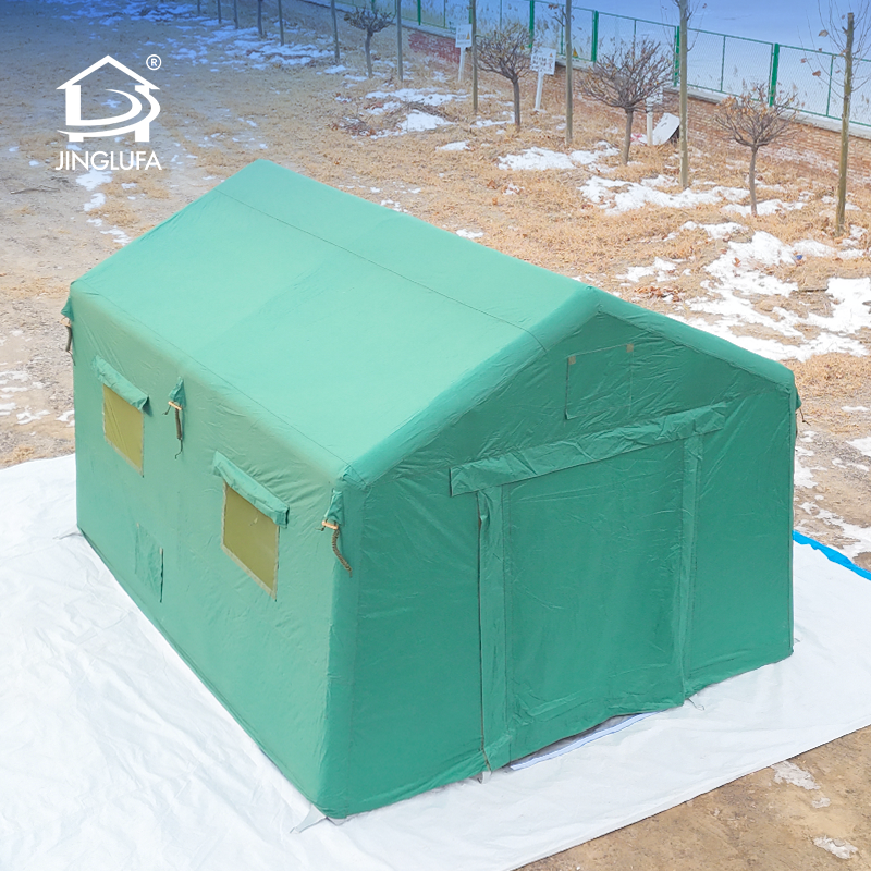 เต็นท์ลมสีฟ้า