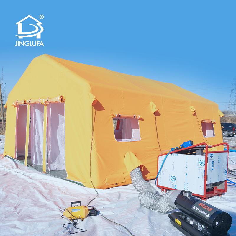 เต็นท์พองปนเปื้อนสาธารณะ