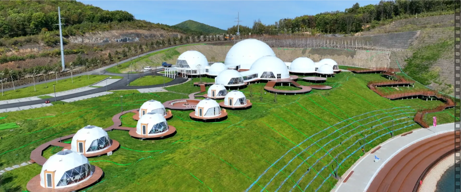 อุปกรณ์เสริมเต็นท์โดม